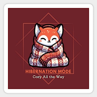 Snug Fox Chronicles: Cozy All the Way Magnet